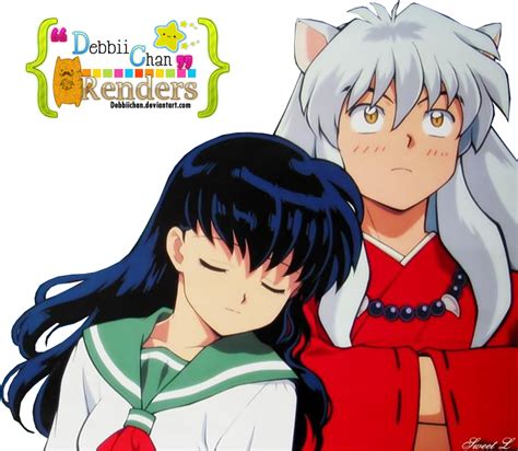 Inuyasha And Kagome Render By Debbiichan On Deviantart