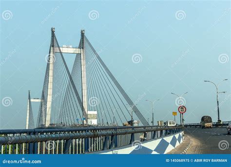 Vidyasagar Setu Second Hooghly Bridge Editorial Image Image Of