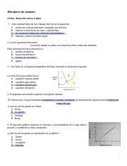 Simulacro de Examen Características de los Cristales Iónicos y