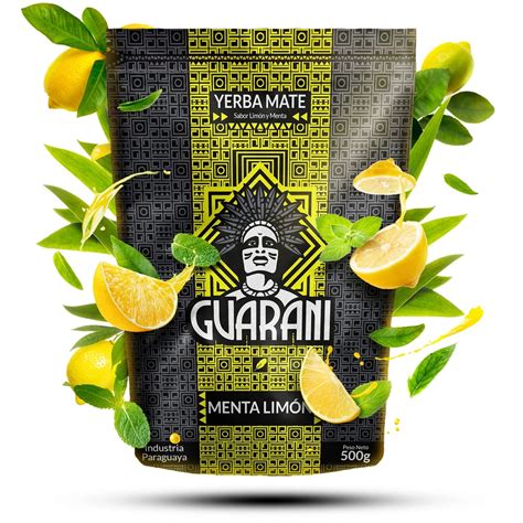 Guarani Menta Limon 500g Verde Mate Green Menta Limon 500g Seturi