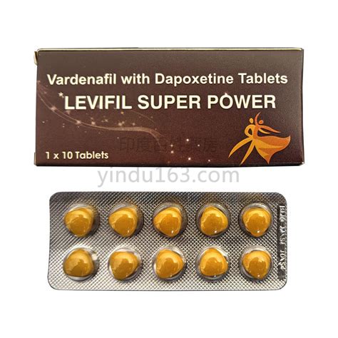 Levifil Super Powervardenafil Wite Dapoxetine Tablets