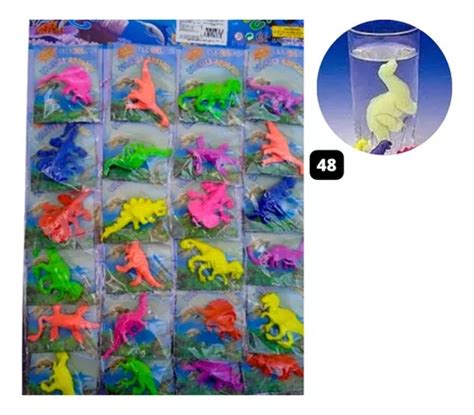 Kit Bichos Gel Dinossauro Que Cresce Na Gua Brinde Festa Mercadolivre