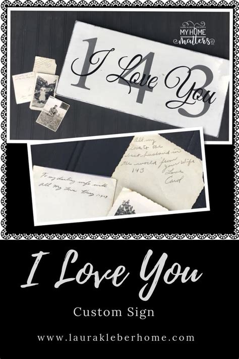 I Love You Sign | I love you signs, Custom sign, Love you