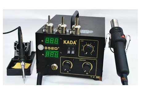 KADA 852D 2 In 1 220V SMD SMT Soldering Station With Hot Air Iron Rework Welder In Electric
