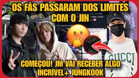 JIN PASSA POR PERRENGUE NO AEROPORTO FÃS PASSAM DOS LIMITES A