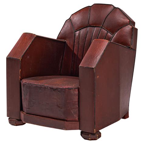 Art Deco Style Club Tub Chairs French Style For Sale At 1stdibs