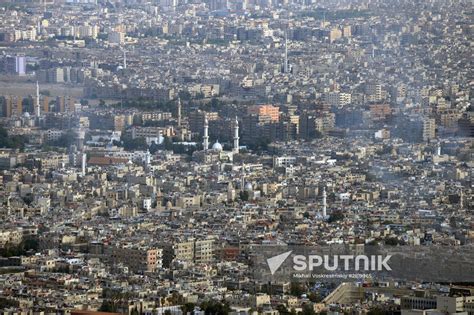 View Of Damascus From Mount Qasioun Sputnik Mediabank