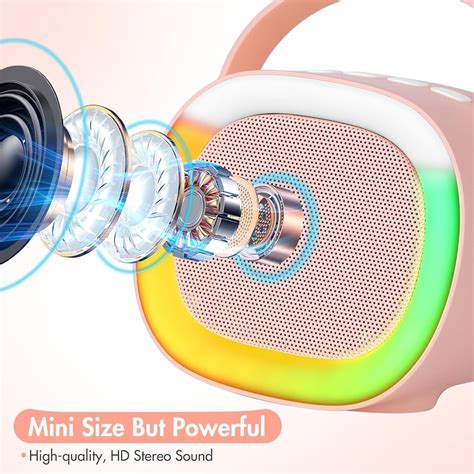 Allomn Mini M Quina De Karaoke Para Ni Os Altavoz Bluetooth Port Til