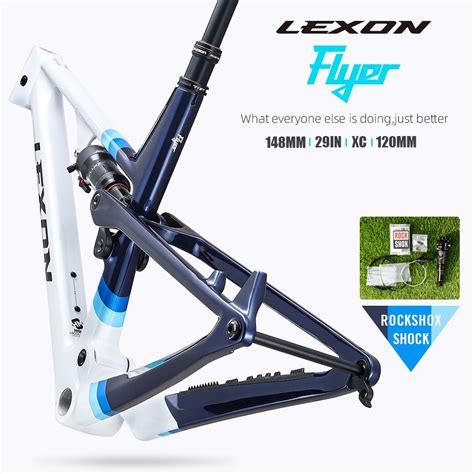 NEW Lexon Flyer 29er Carbon Full Suspension MTB Frame Mountain Bicycle