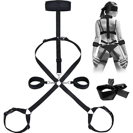 Amazon Sex Bondage BDSM Kit Bed Restraints Wrist Thigh Leg Cuffs