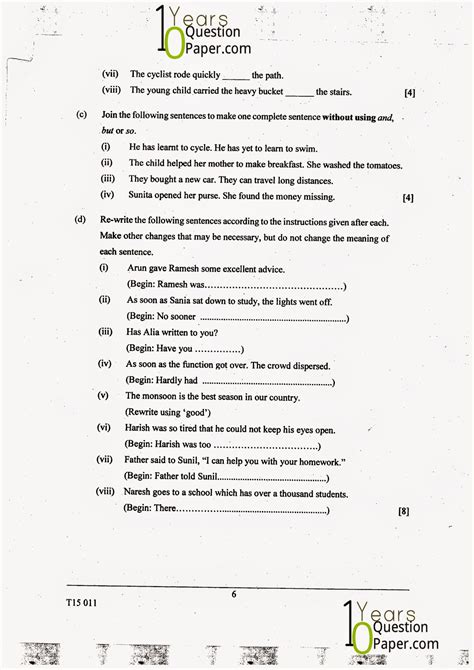 Icse Class 5 English Worksheets With Answers Icse Preposition Exercises Prefixword