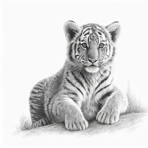 Aggregate More Than Tiger Pencil Sketch Images Super Hot Seven Edu Vn