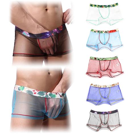HERREN TRANSPARENT UNTERHOSE Gay Unterwäsche Netz Slip Panties Dessous Briefs EUR 3 57 PicClick DE