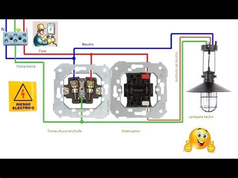 Esquema Interruptor Y Enchufe En El Mismo Mecanismo Electricidad Pedreras