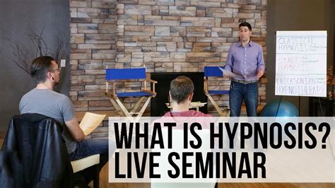 Free Hypnotherapy Training Seminar What Is Hypnosis Youtube