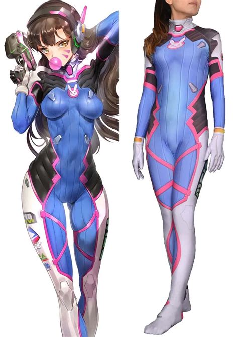 Cool DVA Cosplay Costume Party Zentai Suit For Women Girls Lady Lycra