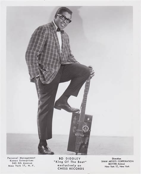 Bo Diddley Early S Booking Agency Photograph X