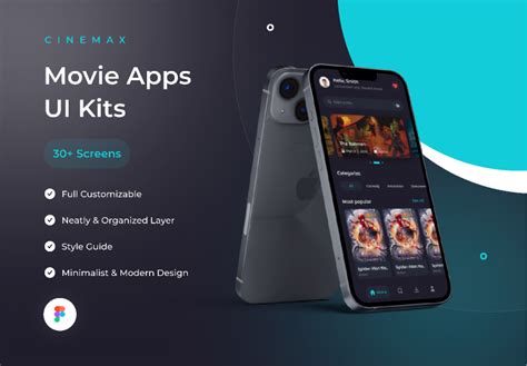 Cinemax Movie Apps Ui Kit Figma