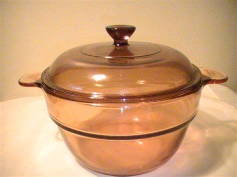 Corning Visions Amber Insert For Double Boiler With Lid Kitchen