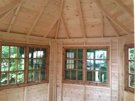 Octagonal Summer House Rustic Shed Timber Buildings Houzz Gazebo