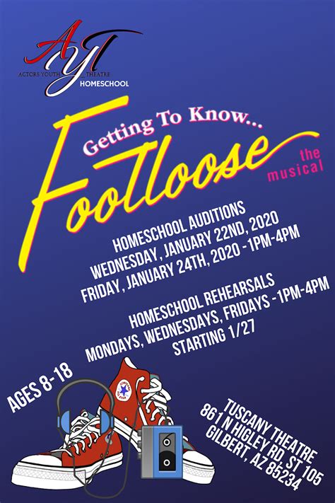 Phx Stages Audition Notice Footloose Actors Youth Theatre