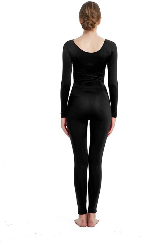 Full Bodysuit Womens Long Sleeve One Piece Jumpsuit Spandex Zentai Unitard