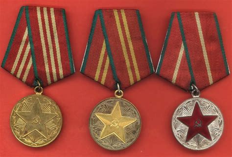 Russland UdSSR 1958 Medaille für Angehörige der Streitkräfte leicht