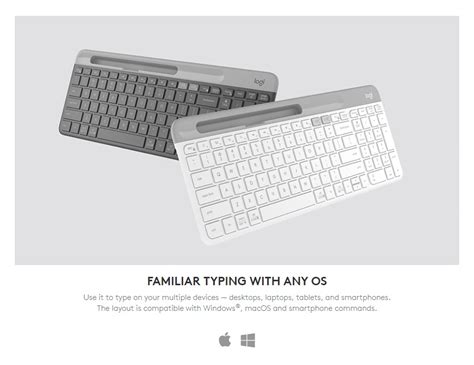 Buy Logitech K580 Slim Multi-Device Wireless Keyboard Graphite [920-009210] | PC Case Gear Australia