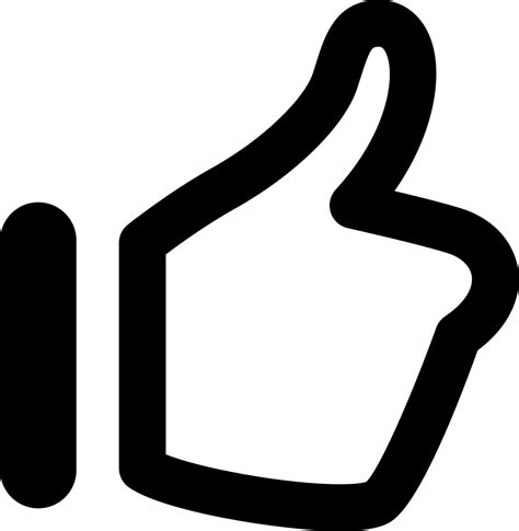 Thumbs Up Icon Free #163044 - Free Icons Library