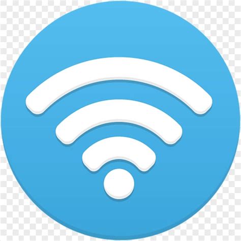 Wifi Signal Round Blue Icon Citypng