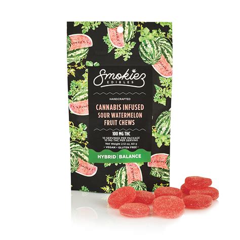 Sour Watermelon Hybrid 10pk 100mg Thcsd