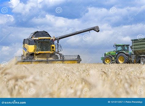 Harvester machine stock image. Image of nature, rural - 121311257