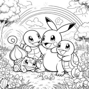 desenhos de pokémon para colorir 1 Colorindo páginas