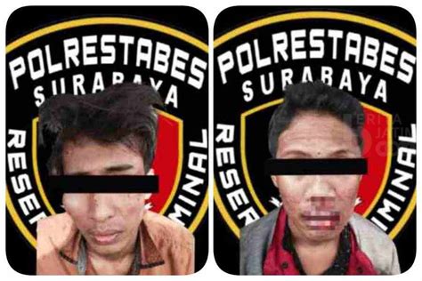 Dua Bandit Curanmor Antar Kota Didor Polrestabes Surabaya