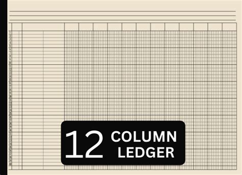 Column Ledger Column Ledger Pad Column Accounting Ledger