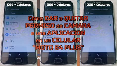 C Mo Dar O Quitar Permiso De C Mara A Una Aplicaci N En Un Celular Moto