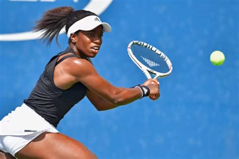 Sachia Vickery a rising phenom bounces to the tune of her own racquet