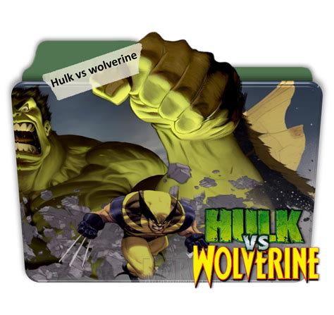 Hulk vs wolverine icon folder by Alke1992 on DeviantArt