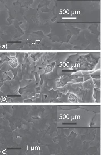 24 SEM Top Views Of A A Perovskite C 70 Blend Deposited On FTO B