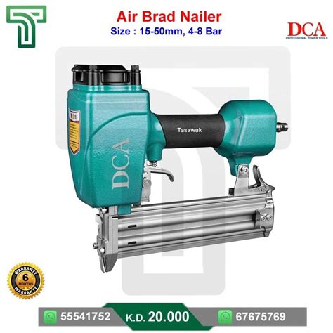 Dca Air Brad Nailer Sizes Ranging From Mm To Mm Operating