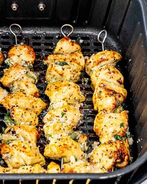 Garlic Parmesan Chicken Skewers Jo Cooks