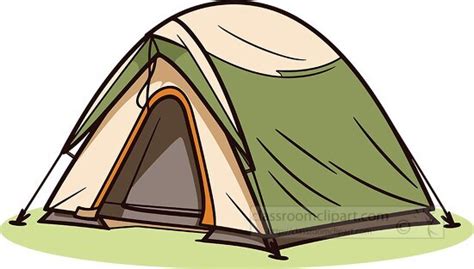 Camping Clipart Pop Up Camping Tent Clip Art