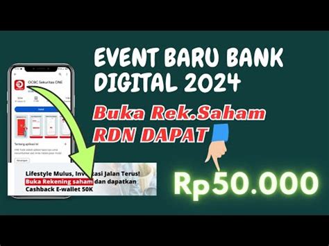 Bonus Saldo Ewallet Buka Rekening Baru Event Bank Digital