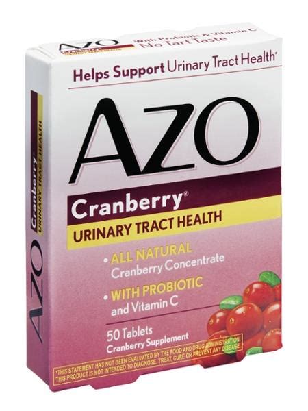 Azo Cranberry Urinary Tract Health Supplement Tablets Hy Vee Aisles