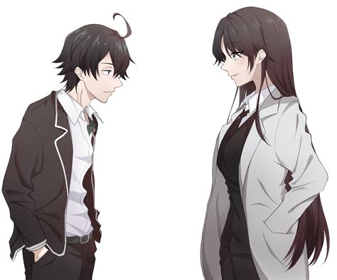 Hikigaya Hachiman And Hiratsuka Shizuka Yahari Ore No Seishun Lovecome