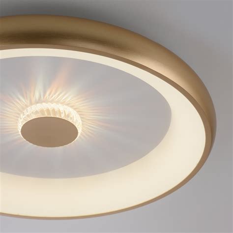 Lampa sufitowa LED Vertigo CCT Ø 61 5 cm mosiądz Lampy pl