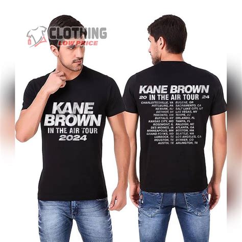 Kane Brown In The Air Tour Setlist 2024 Sweatshirt, Kane Brown 2024 ...