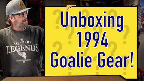 Unboxing Goalie Pads Vintage Cooper Go Pro Beer League Hockey