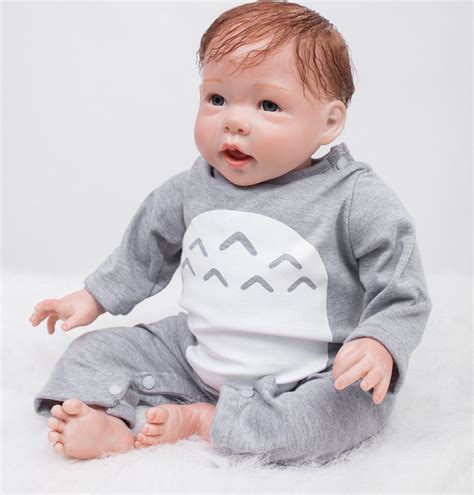 👶 Мягконабивная кукла реборн мальчик Гриша 55 см. купить за 5270 руб ...