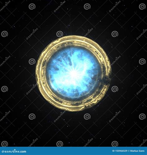 Supernova Explosion in Space Stock Illustration - Illustration of tilt ...